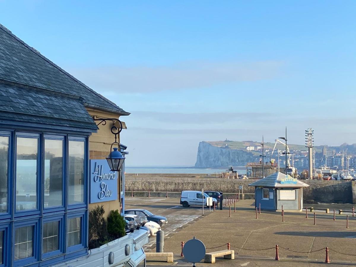 Chez Gwen, Très bel appartement vue mer latérale Le Tréport Exterior foto